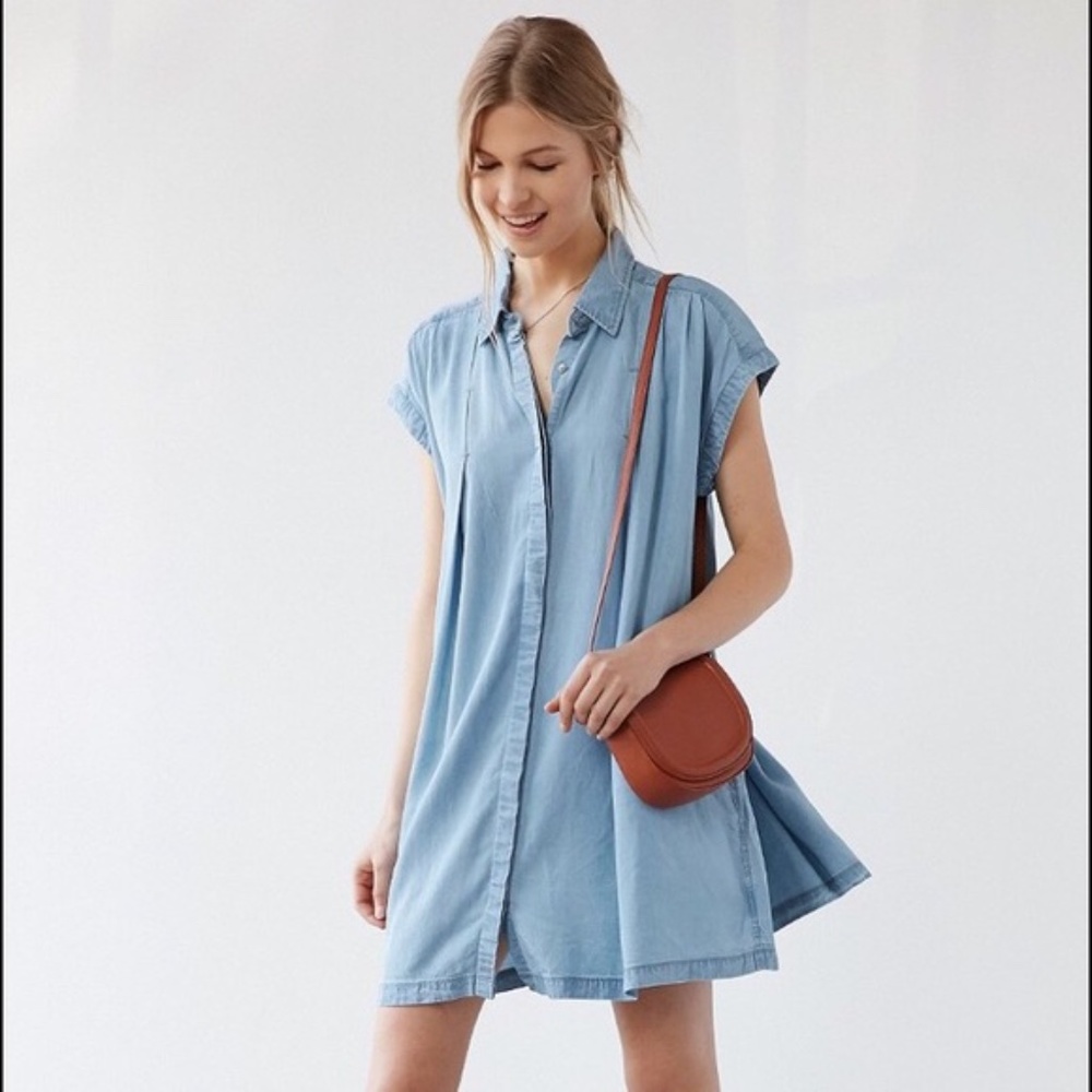 Urban Outfitters Cooperative Denim Swing Dress